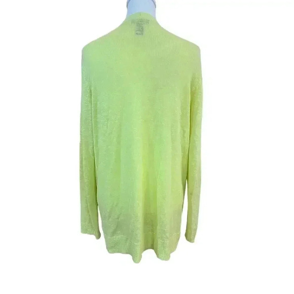GAP bright yellow cardigan size large - Picture 4 of 5